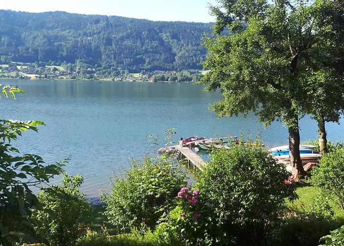 Anja Seeblickappartement Haus Haensel U Gretel Am Ossiacher See, Hallenbad, Skiarena Gerlitzen
