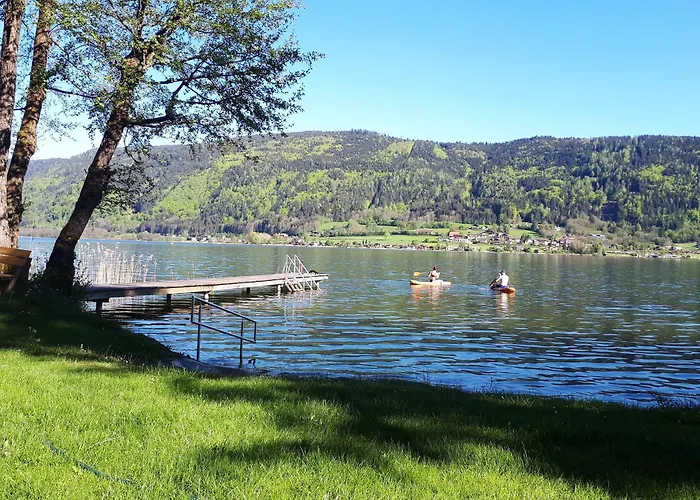 Apartamento Anja Seeblickappartement Haus Haensel U Gretel Am Ossiacher See, Hallenbad, Skiarena Gerlitzen Steindorf am Ossiacher See